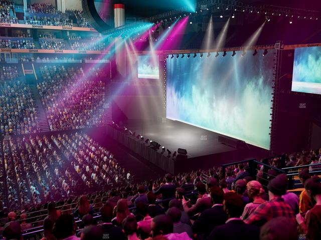 Bridgestone Arena - Section 106 Seat View Bridgestone Arena - Section 106 Seat View