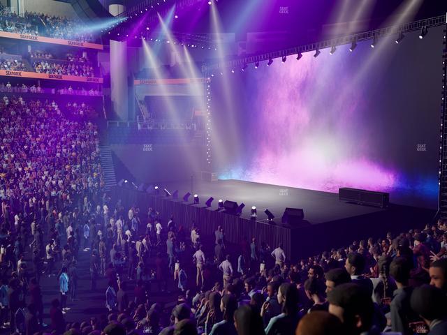 Bridgestone Arena - Section 106 Seat View