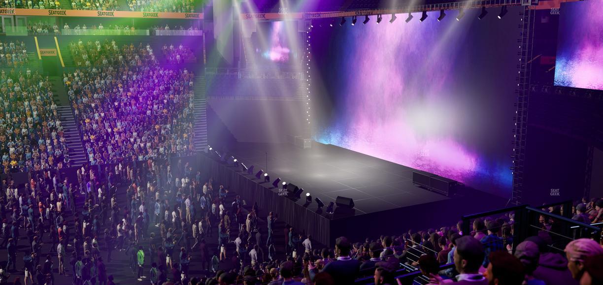 Bridgestone Arena - Section 106 Seat View