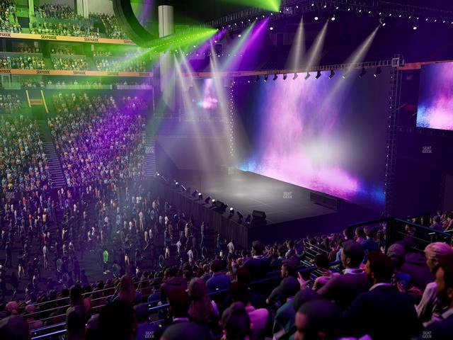 Bridgestone Arena - Section 106 Seat View