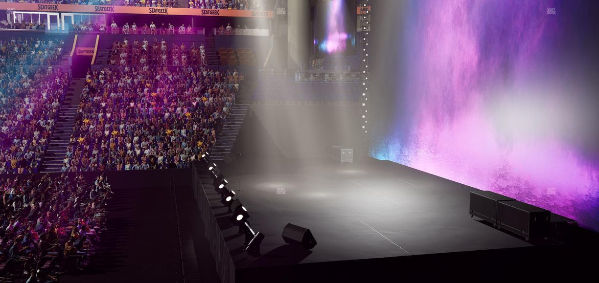 Bridgestone Arena - Section 107 Seat View