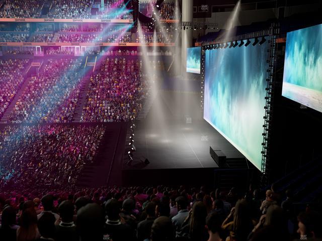 Bridgestone Arena - Section 107 Seat View Bridgestone Arena - Section 107 Seat View