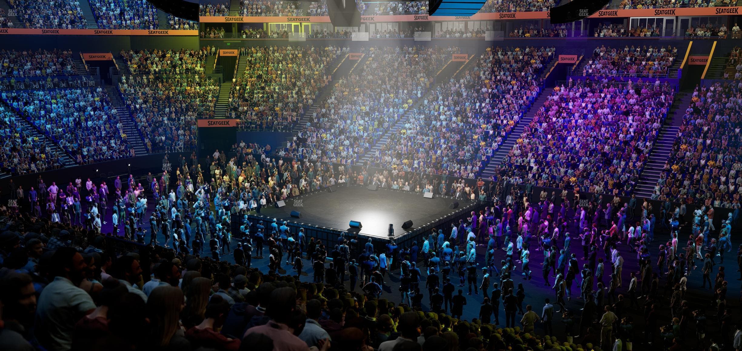 Bridgestone Arena - Section 107 Seat View