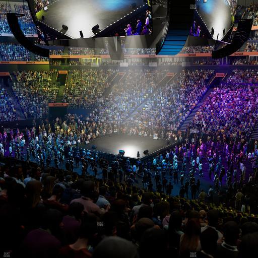 Bridgestone Arena - Section 107 Seat View