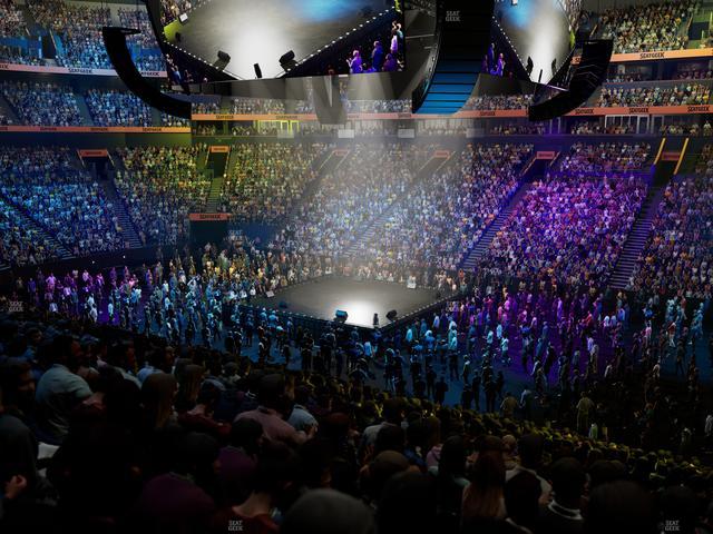 Bridgestone Arena - Section 107 Seat View