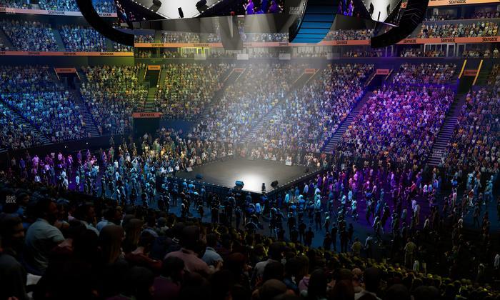 Bridgestone Arena - Section 107 Seat View