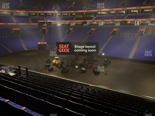 Bridgestone Arena - Section 107 Seat View