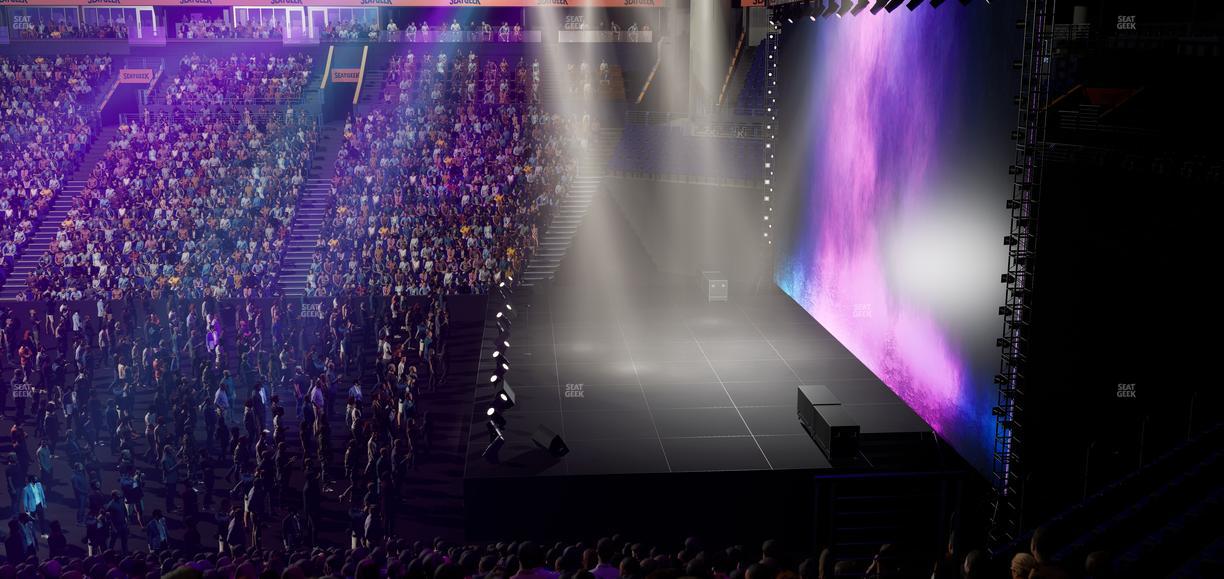 Bridgestone Arena - Section 107 Seat View