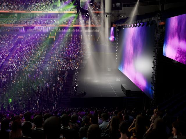 Bridgestone Arena - Section 107 Seat View