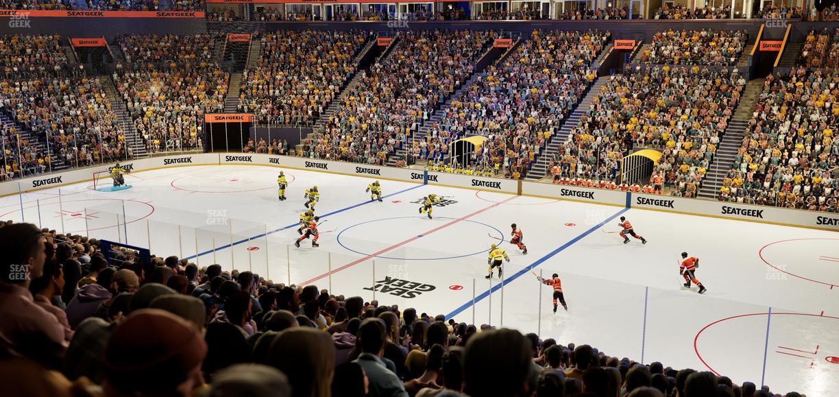 Bridgestone Arena - Section 107 Seat View