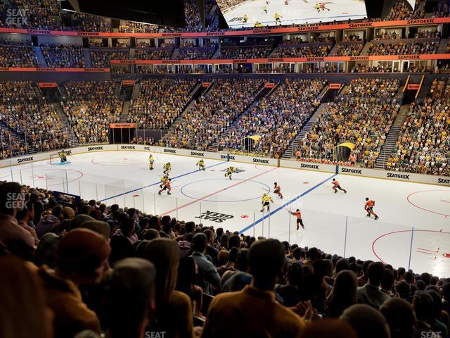 Bridgestone Arena - Section 107 Seat View