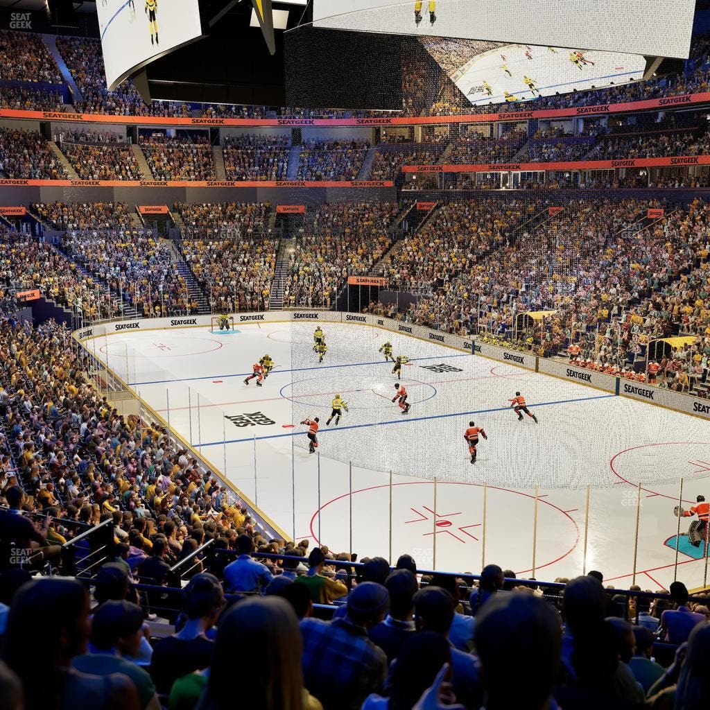 Bridgestone Arena - Section 109 All Inclusive Zone Seat View