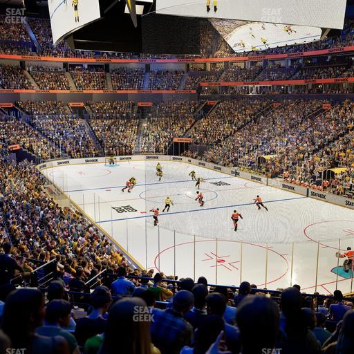 Bridgestone Arena - Section 109 All Inclusive Zone Seat View