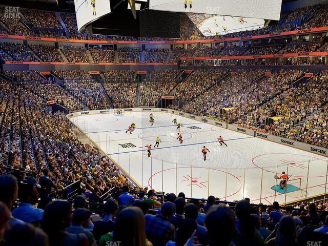 Bridgestone Arena - Section 109 All Inclusive Zone Seat View