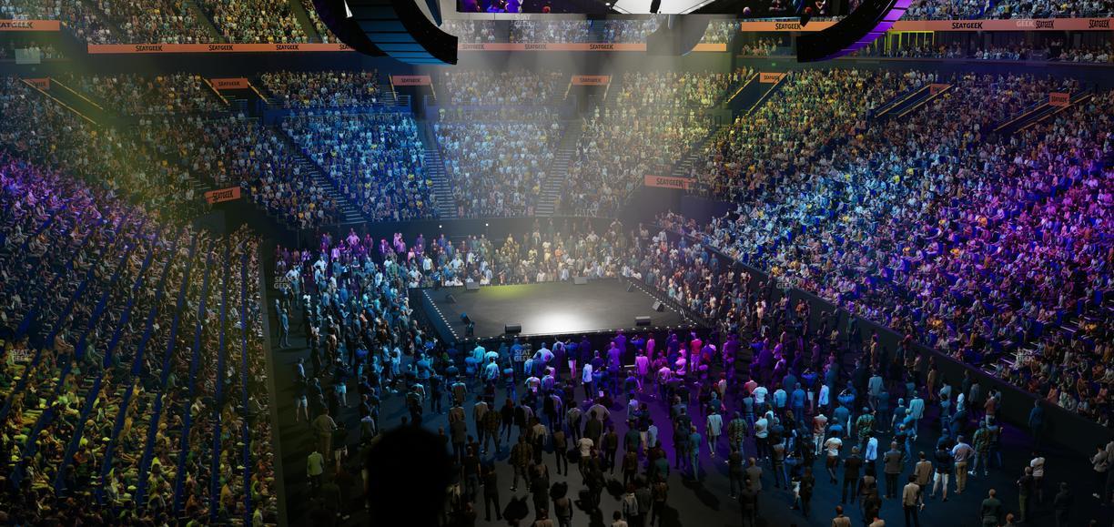 Bridgestone Arena - Section 109 Seat View