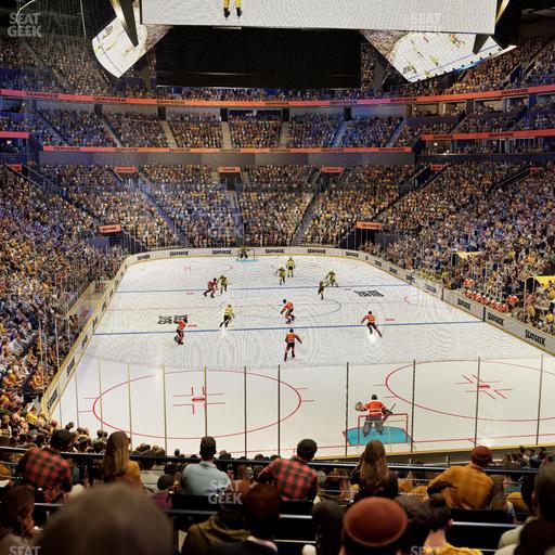 Bridgestone Arena - Section 110 All Inclusive Zone Seat View