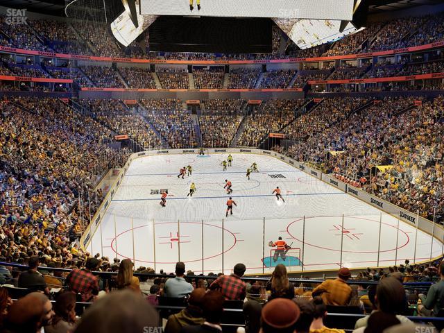 Bridgestone Arena - Section 110 All Inclusive Zone Seat View