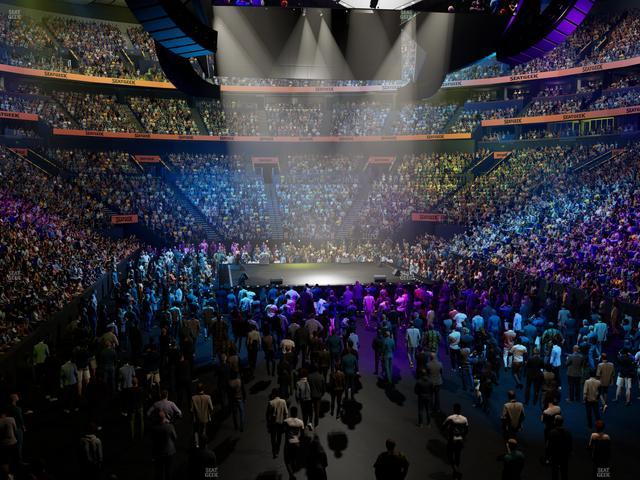 Official view from Section 110 at Bridgestone Arena