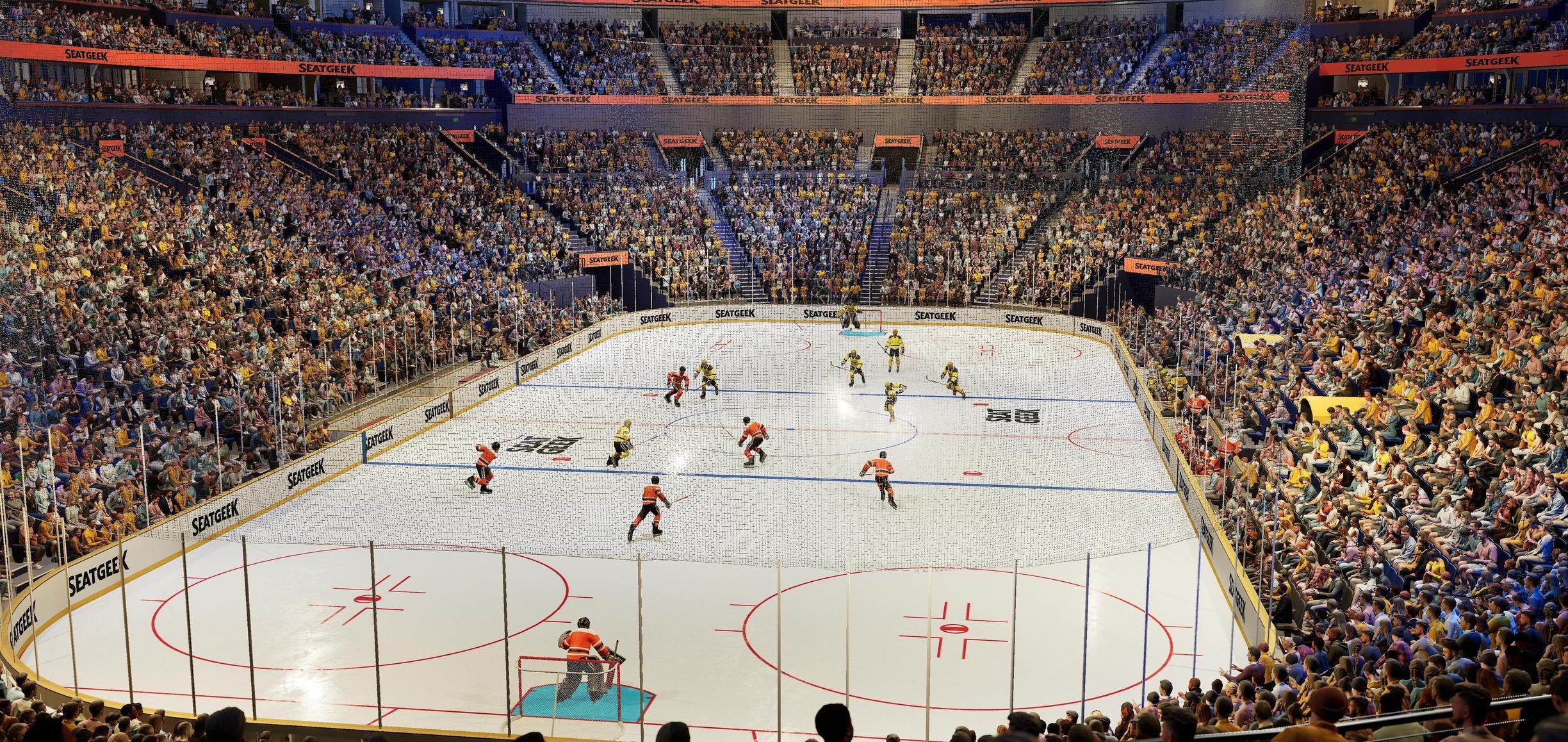 Bridgestone Arena - Section 111 All Inclusive Zone Seat View