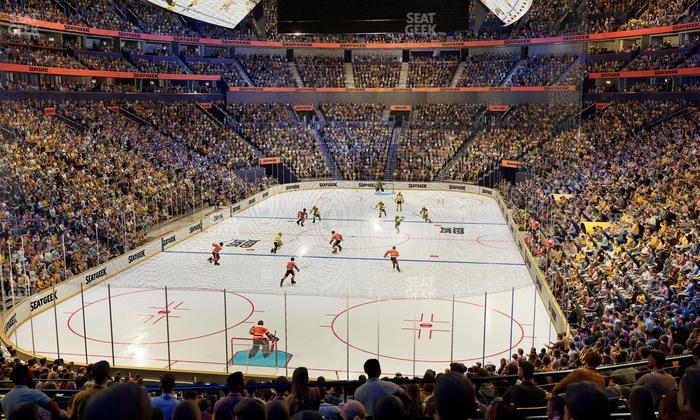 Bridgestone Arena - Section 111 All Inclusive Zone Seat View