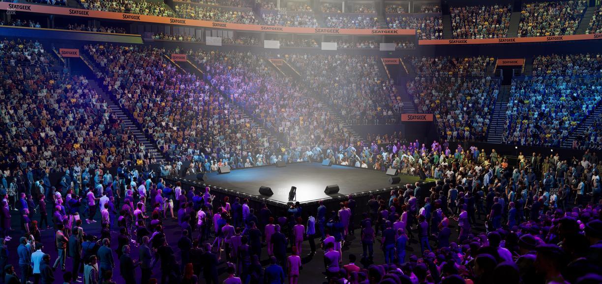 Bridgestone Arena - Section 114 Seat View