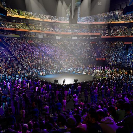 Bridgestone Arena - Section 114 Seat View