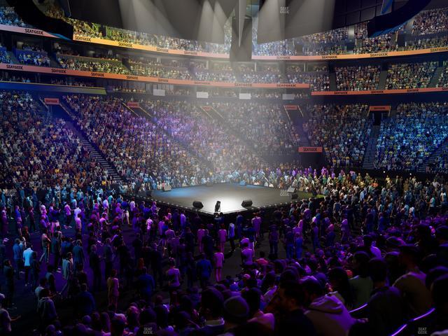 Bridgestone Arena - Section 114 Seat View