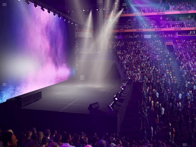 Bridgestone Arena - Section 114 Seat View