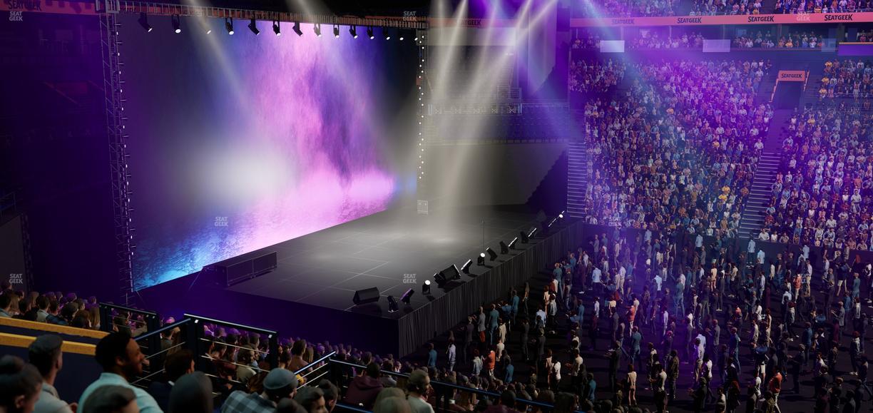 Bridgestone Arena - Section 115 Seat View