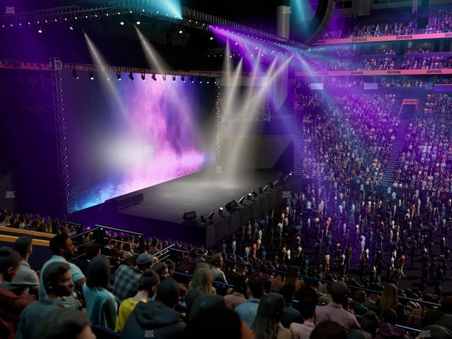 Bridgestone Arena - Section 115 Seat View Bridgestone Arena - Section 115 Seat View