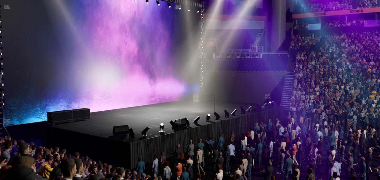 Bridgestone Arena - Section 115 Seat View