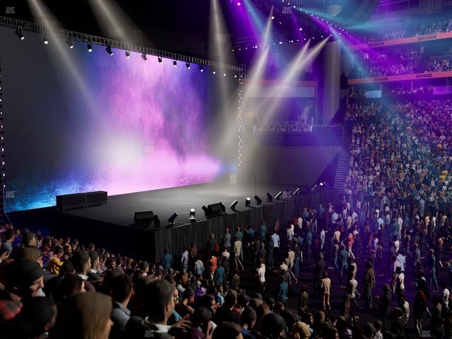 Bridgestone Arena - Section 115 Seat View