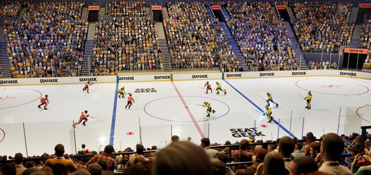 Bridgestone Arena - Section 115 Seat View