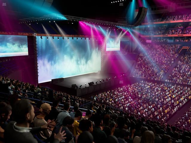 Bridgestone Arena - Section 116 Seat View Bridgestone Arena - Section 116 Seat View