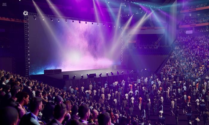 Bridgestone Arena - Section 116 Seat View