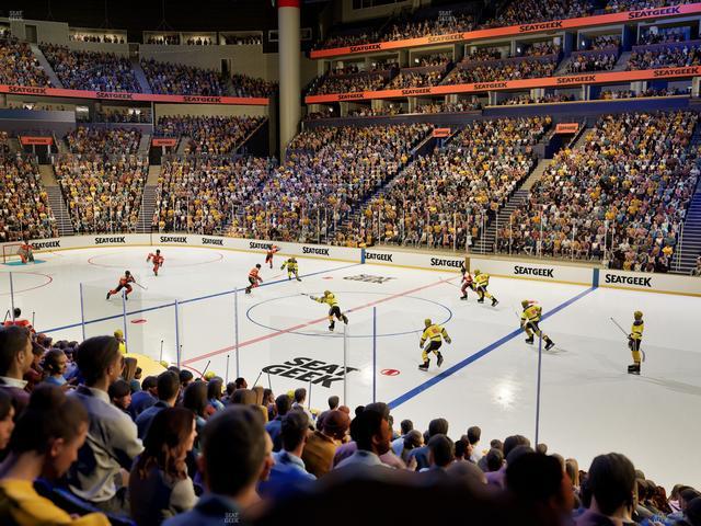 Bridgestone Arena - Section 110 All Inclusive Zone Seat View