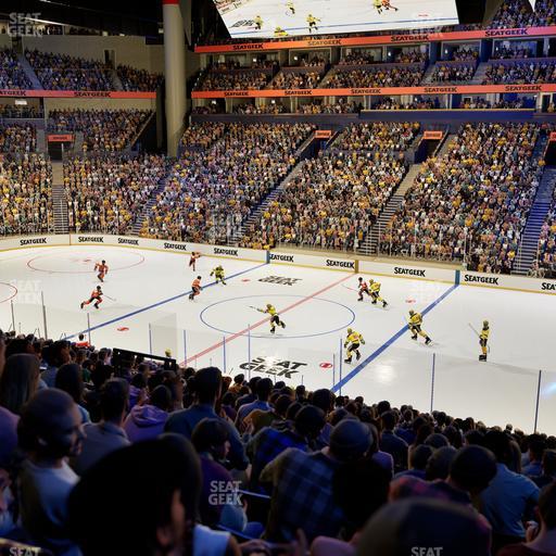 Bridgestone Arena - Section 117 Seat View