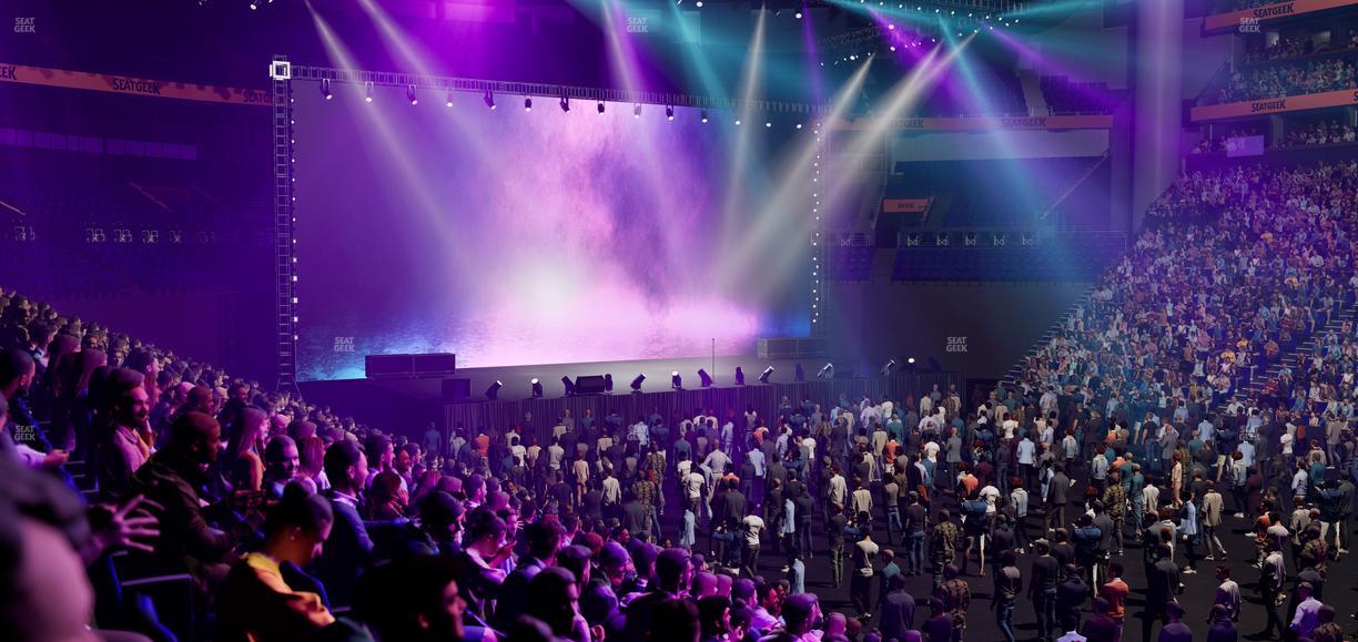 Bridgestone Arena - Section 117 Seat View