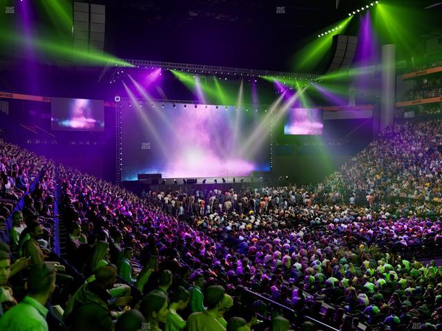 Bridgestone Arena - Section 118 Seat View