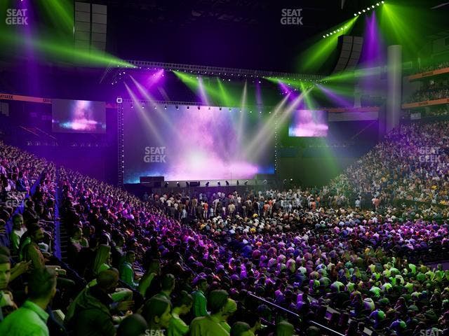 Bridgestone Arena - Section 118 Seat View