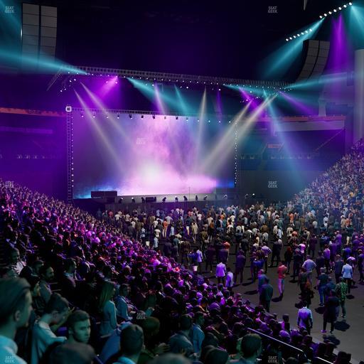 Bridgestone Arena - Section 118 Seat View