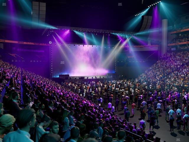 Bridgestone Arena - Section 118 Seat View