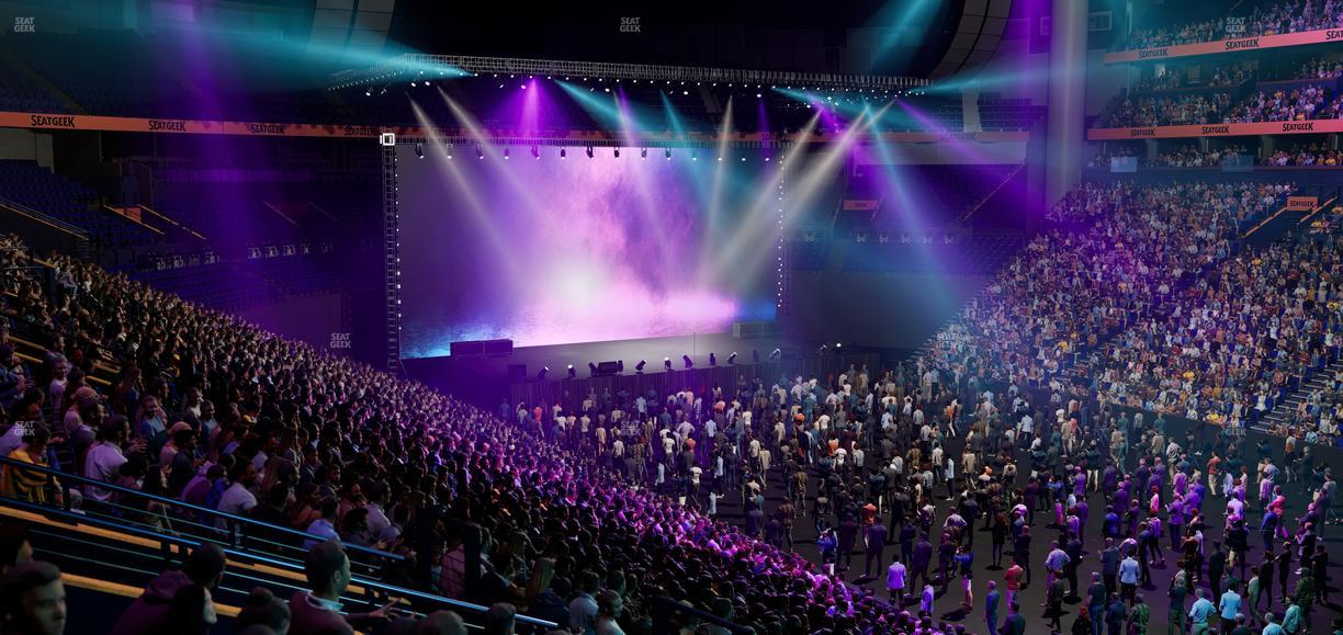 Bridgestone Arena - Section 118 Seat View