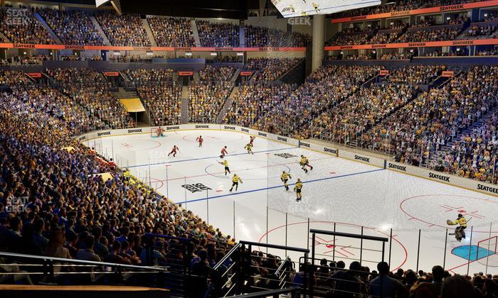 Bridgestone Arena - Section 119 Seat View