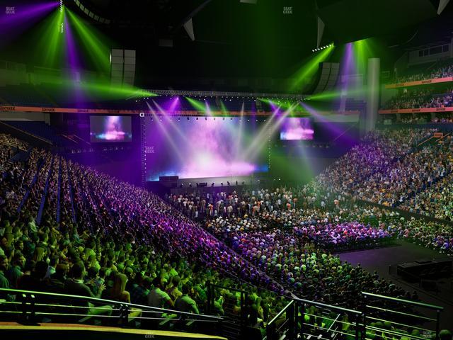 Bridgestone Arena - Section 119 Seat View