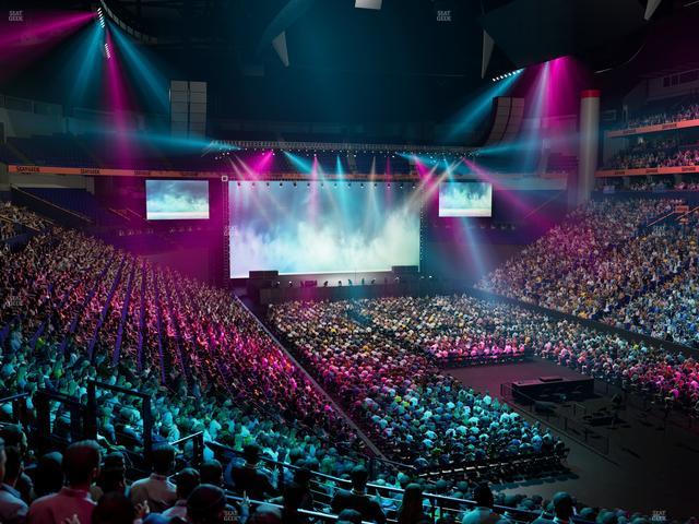 Bridgestone Arena - Section 119 Seat View Bridgestone Arena - Section 119 Seat View