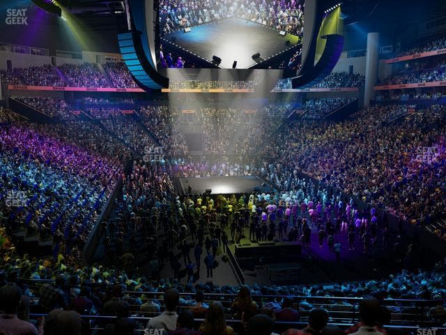 Bridgestone Arena - Section 120 Seat View