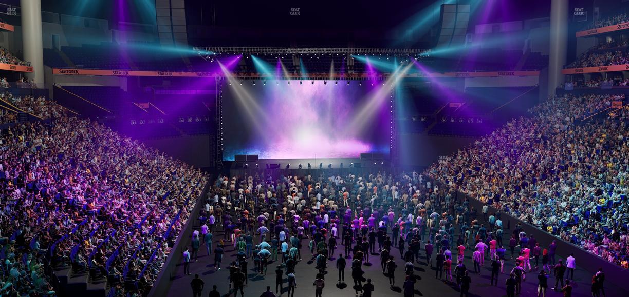 Bridgestone Arena - Section 120 Seat View