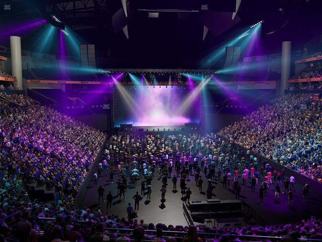 Bridgestone Arena - Section 120 Seat View Bridgestone Arena - Section 120 Seat View