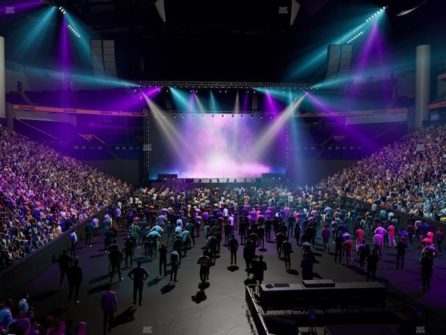 Bridgestone Arena - Section 120 Seat View